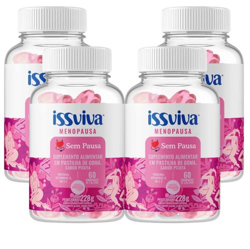Issviva S2 sem Pausa  - 4 Potes (4 meses de consumo)