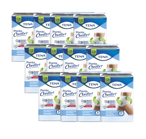 CAIXA COM 12 PACOTES DE ROUPA ÍNTIMA PANTS CONFORT