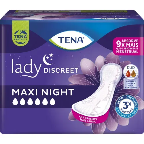 ABSORVENTE TENA LADY DISCREET MAXI NIGHT