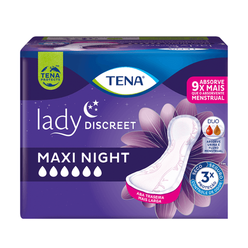 ABSORVENTE TENA LADY DISCREET MAXI NIGHT