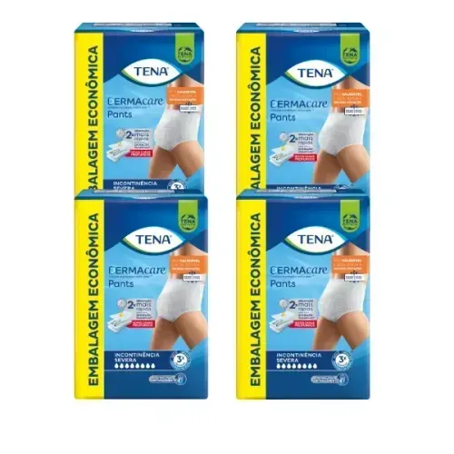 KIT 4 PACOTES DE ROUPA ÍNTIMA PANTS DERMACARE