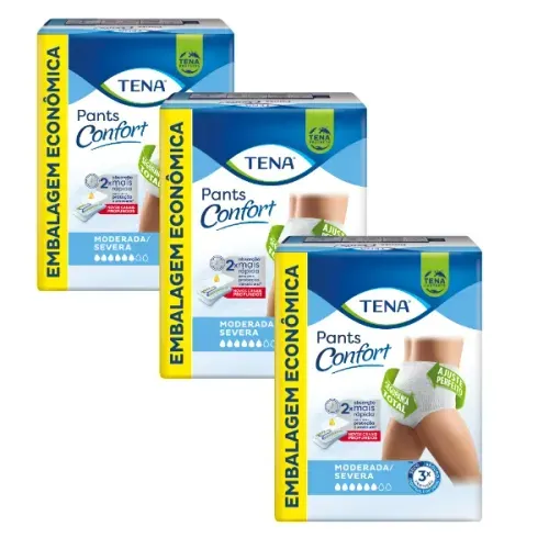 KIT 3 PACOTES DE ROUPA ÍNTIMA PANTS CONFORT