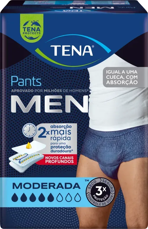 ROUPA ÍNTIMA TENA PANTS MEN