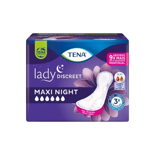 ABSORVENTE TENA LADY DISCREET MAXI NIGHT