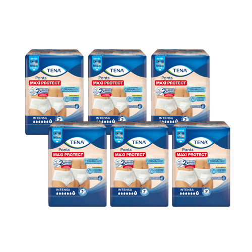 ROUPA ÍNTIMA TENA PANTS MAXI PROTECT KIT COM 96 UNIDADES