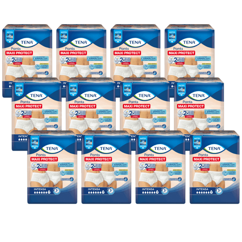 CAIXA COM 12 PACOTES DE TENA PANTS MAXI PROTECT